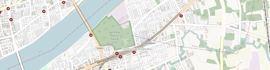 Map of Sarthana, Surat, where the SCT office is